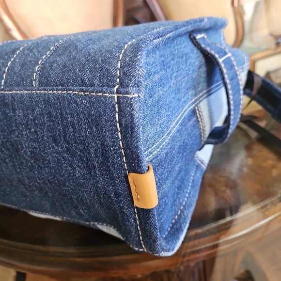 Marc Jacobs Small Tote Bag in Denim Multi, New - Picture 12 of 16